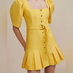 Acler Casper dress in mango worn once